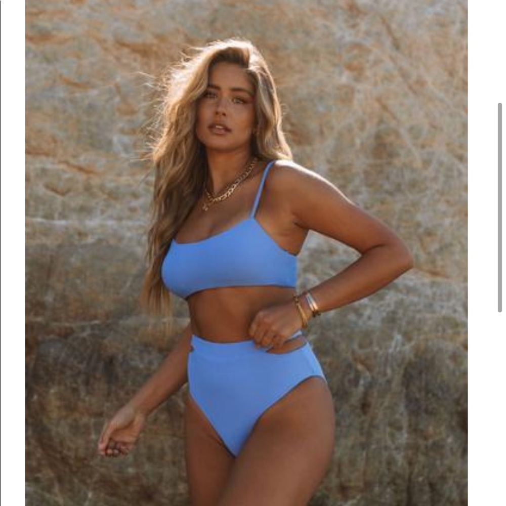 Vici Float Ribbed Bikini Top and Bottom